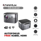 Cheerlux C26 Android Wifi Projector Auto Focus 280 ANSI